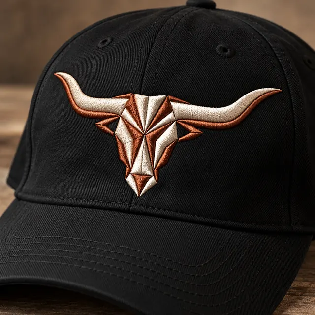 USA Longhorn Puff Cap