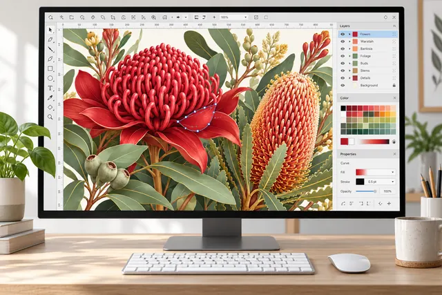 Australia CorelDRAW Wildflowers