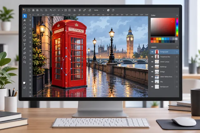 UK CorelDRAW Telephone Box